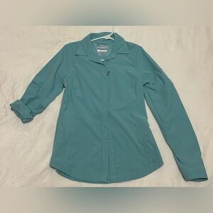 Columbia Seafoam Green Shirt
